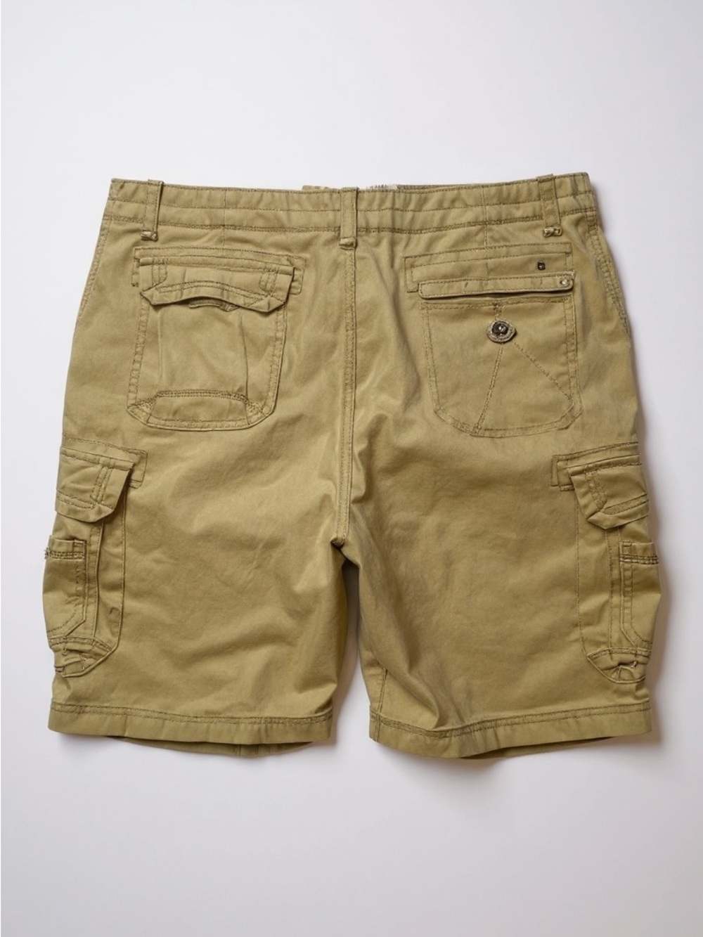UNIONBAY Men’s Cargo Shorts - Khaki Tan - Picture 2 of 7